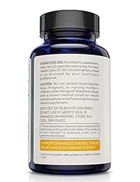 Ashwagandha Capsules 1300mg - Organic Ashwagandha Extract + Black Pepper for Increased Absorption...