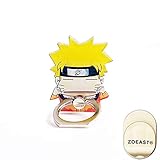 ZOEAST(TM) Phone Ring Stand Make Faces Super Hokage Ninjia Universal 360° Adjustable Holder Car Hook Grip Stent Mount Kickstand Compatible All iPhones Samsung Android Pad Tablet (Naruto)