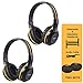 2 Pack of IR Wireless Headphones for Car DVD/TV, 2 Channel Car Headphones for Kids with 3.5mm Aux Cord, Cars Kids Headphones primary