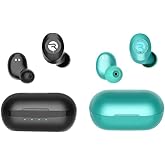 Raycon Everyday Earbuds Classic 2X Earbuds Bundle (Black & Mint) - Stereo Sound, Active Noise Canceling, in-Ear Bluetooth Headset True Wireless 32 Hours Playtime