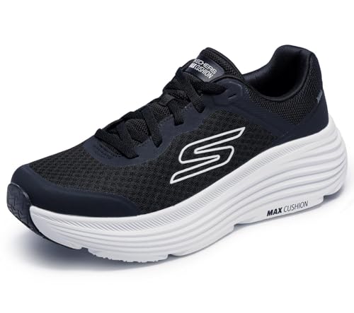 Max Cushioning Endeavour Baskets pour Hommes, Noir/Blanc, 41 EU
