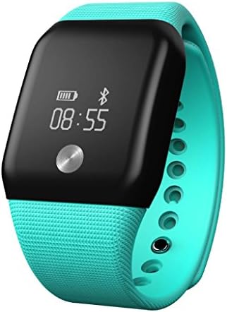 Boofab Fitness Tracker Watch, New Waterproof Activity Tracker With Smart Watch Phone Mate for Kids Women Men Phone Mate with Iphone Android Samsung HTC LG (Mint Green)
