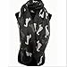 Eudora Fashion 9 Color Animal Dachshund Dog Print Scarf Pashmina Women Scarves (Black)