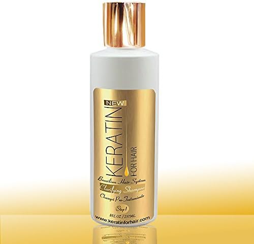 Keratin For Hair Clairying Anti-Residue Deep Cleaning Shampoo (8 fl oz)