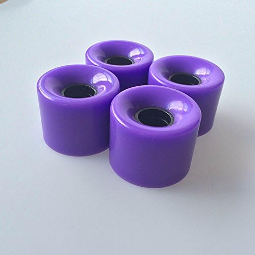Purple 1Set(4 Pcs) Blank Pro 60*45Mm Pu Wheels Fits Board Style Skateboard Backpack Longboard Skate Board Cruiser