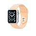 Apple Watch Band, Olawear Soft Silicone Replacement Bands for 38mm Apple All Models Series 1 2 Sport & Edition 2016, (38mm Pink Sand)