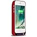 iPhone 5 / 5S / 5C / SE Battery Case , AexPower Upgraded 4800mah External Battery Backup Charger Case Protective Cover Juice Power Bank Charging Case for iPhone SE / 5S / 5C / 5- Red