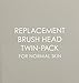 Clarisonic Replacement Brush Head Twin Pack for Normal Skin