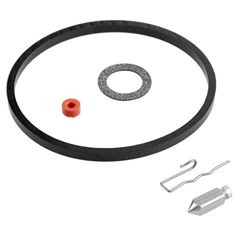 Xuanhemen 5 Sets Carburetor Repair Kit Needle and Seat Bowl Gasket Replaces for Tecumseh 631021B Mechanical Repair Kits - Thumbnail 4