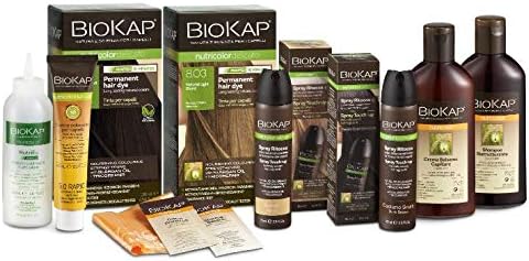 BioKap Chocolate Chestnut 4.05 Rapid Permanent Hair Colour Organic, Ammonia Free & Vegan Formula for Sensitive Skin 135ml - Image 4