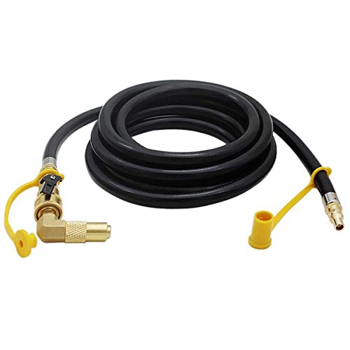 MENSI 12FT Male/Female QuickConnect RV Propane Extension Hose