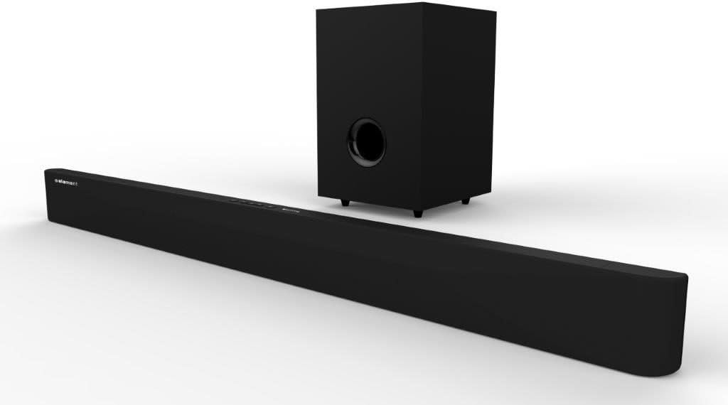 element 2.1 soundbar with wireless subwoofer