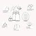 BTshine Breast Pump Double Electric - Breastfeeding Massager USB Suction Milk Pump Rechargeable, Hospital Grade for Mom's Comfort for Travel (A)
