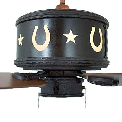 Kiva Stars And Horseshoes Laredo Ceiling Fan With 52 Reversible