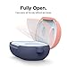 elago Silicone Case for Samsung Galaxy Buds Plus (2020) / Galaxy Buds (2019) [Body-Jean Indigo/Top-Peach]