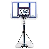 Lifetime 1306 Pool Side Height Adjustable Portable Basketball System, 44 Inch Backboard