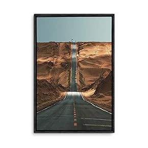 Framed Canvas Wall Art for Living Room, Bedroom Gorgeous Sunset Beach Sea Ocean Canvas Prints for Home Decoration Ready to Hanging - 16x24 inches