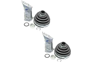 MYPARTS Replacement Pair Set of 2 Front Outer CV Joint Boot Kits Mechanics Choice for BMW E46 325xi 330xi E53 X5