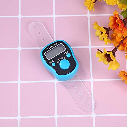 image for Vanpower Stitch Marker Finger Ring Counter LED Light Electronic Tally 