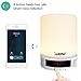 i-SUPERSIM LED Bluetooth Speaker, Bluetooth Music Player, Bedside Lamp, Table Lamp, Romantic Warm lighting, Alarm Clock, Smart Noise Reduction, Hands Free Calling Mic, Micro SD Card - White