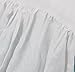 Queen's House Linen Pillowcases King Size White Shams Pillow Covers Set of 2-White