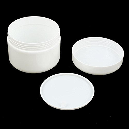 uxcell Plastic Women Makeup Cosmetic Empty Jar Pot Face Cream Skin Lotion Moisturizer Bottle Container