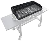 Blackstone Signature Griddle Accessories - 36 Inch Grill Top Accessory For 36 Inch Griddle - Non Stick Coating - Foldable Windscreen - Drip Tray Included