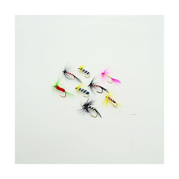 BLISSWILL-96Pcs-Fly-Fishing-Lures-Dry-Flies-Set-Floating-Flies-Hooks-for-Bass-Salmon-Trout