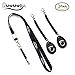Dog Whistle to Stop Barking with 2 Pack Dog Training Clicker, MOMODA Adjustable Pitch Ultrasonic Training Tool Silent Bark Control for Dogs, Pack of 3 PCS with 1 Free Lanyard Strap