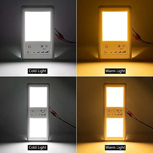 Jtron LED RV Dome Light, 12V DC Interior Light with 5-Model Lighting Switch Perfect Interior Replacement 24V Lighting for RVs,Motorhomes,Campers,5th Wheels,Trailers (Single) - Thumbnail 3