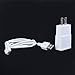 NiceTQ Wall AC Power Charger + USB Cable for Samsung Galaxy Tab 4 10.1 Nook SM-T530NU Tablet