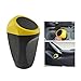 KDL Car Auto Garbage Trash Can Automotive Waste Storage (Yellow), Car Trash Can Common Use for Autotive Car, Home, Office, Kitchen, Living Room, Bedroom, Study, Dinning Room, Bathroom Etc.