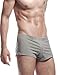 SEOBEAN Men's Low Rise Cotton Trunk Lounge Boxer Brief 3 Colors