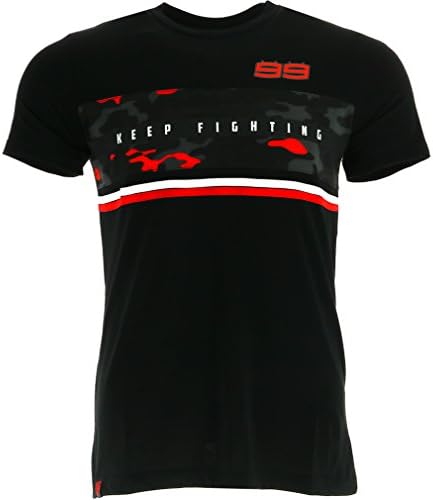 Jorge Lorenzo 99 Moto GP Keep Fighting Black T-shirt Official 2017