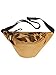 Shiny Gold Retro Fanny Pack