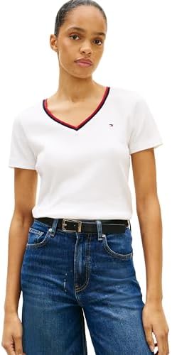 Michael Kors Women's Rhinestud MK Logo T-Shirt, Black, XXS at
