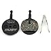 Bike Disc Brake Pads for Avid BB5 Organic Semi-Metallic Disc Brake Pads With Spacer for BB5 Bikes Disc Brake System Smooth and More Powerful Braking Less Harsh Noise (Black) (BB5)