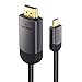 USB C to HDMI Cable (4K 60Hz, 6ft) 24K Gold Plated Connectors, USB 3.1 & Thunderbolt 3 Compatible with MacBook Pro, iPad Pro, iMac 4K / 5K / Pro, Surface Book 2 Samsung S8 S9 Note 8 9