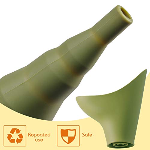 SallyFashion 2PCS Female Urination Devices, Women Pee Cup Standing Up, Portable Urinal for Women Camping, Hiking, Outdoor Activities