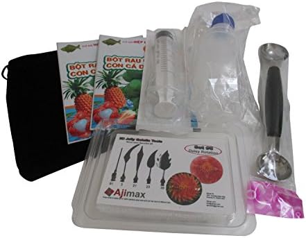 Starter Kit Mini 3D Jelly Gelatin Tools Gracilaria Art Jello Cake Carnation/Dianthus (Mini Kit #4)