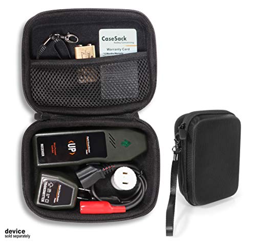 CaseSack Circuit Breaker Finder case for Klein Tools ET300 Circuit Breaker Finder and Southwire Adapter/Accessory Kit, Mesh pocket for other accessories as well, Compact and storage easy case