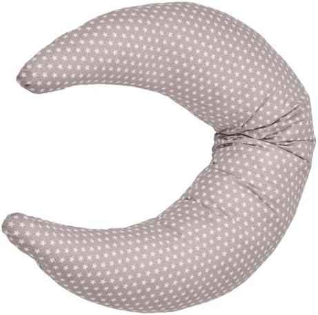 - Almofada de maternidade e amamentação 100% algodão - Lavável - Almofada de amamentação - Almofada de gravidez - Suporte para as costas, ancas e pernas da mãe