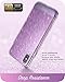 i-Blason Cosmo Full-Body Bumper Case for iPhone Xs (2018) / iPhone X (2017), Purple Glitter, 5.8