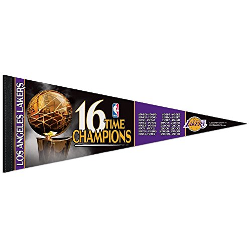 NBA 73249010 Los Angeles Lakers Premium Pennant, 12