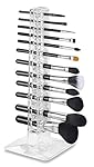 Alegory Acrylic Makeup Brush Organizer, 12 Spaces - Clear
