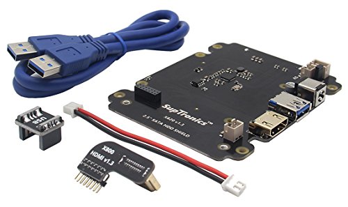WINGONEER WX820 2.5 inch SATA HDD/SSD Expansion Board for Raspberry Pi 1 Model B+/ 2 Model B / 3 Model B