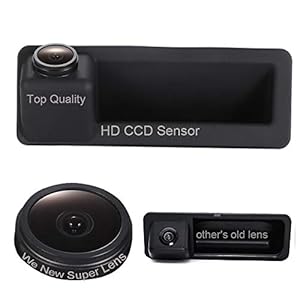 Starlight HD Griplat, kofferbakgreep, auto, 1280 x 720 pixels, 1000 tv-lijnen, waterdicht, groothoek, achteruitrijcamera…