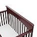 Graco Lauren Convertible Crib, Cherry, Easily Converts to Toddler Bed Day Bed or Full Bed, Three Position Adjustable Height Mattress, Some Assembly Required (Mattress Not Included)