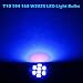 Partsam 194 168 LED Bulb Blue, T10 Instrument Gauge Cluster LED Bulb, Blue Dash Dashboard Light for Car Interior Dome Map Door Courtesy Light, 8-3020-SMD, 6Pcs
