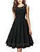 Laksmi Women's Cocktail Dress Vintage Sleeveless Floral Lace Formal Swing Dresses